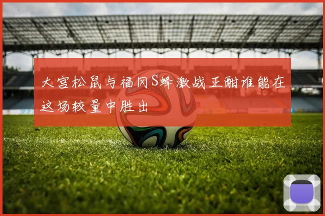 大宫松鼠与福冈S蜂激战正酣谁能在这场较量中胜出